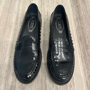 Tods black loafers - Size 37.5